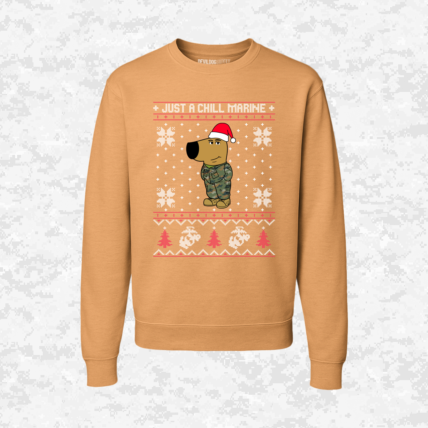 Just a Chill Marine | Ugly Christmas Sweaters