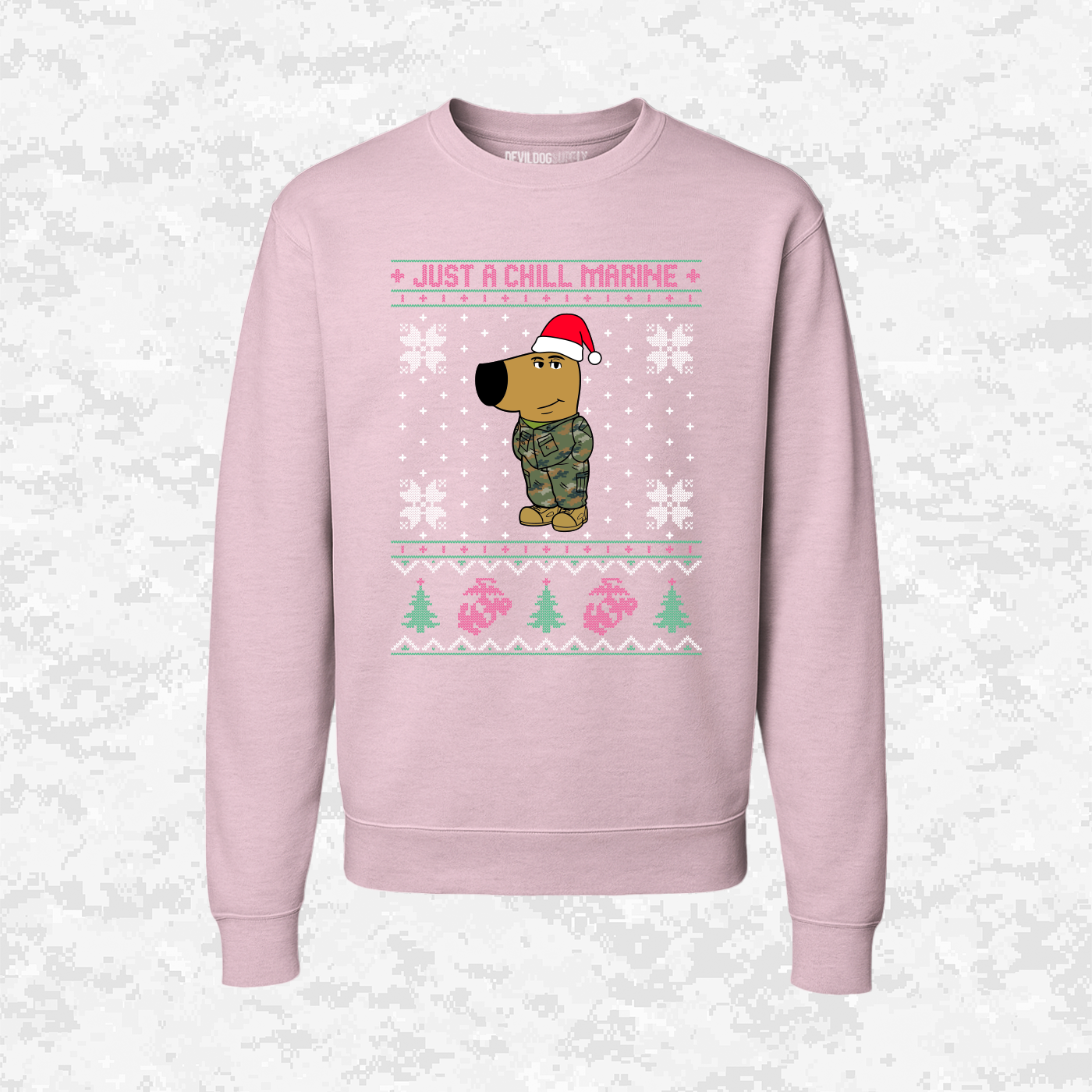 Just a Chill Marine | Ugly Christmas Sweaters