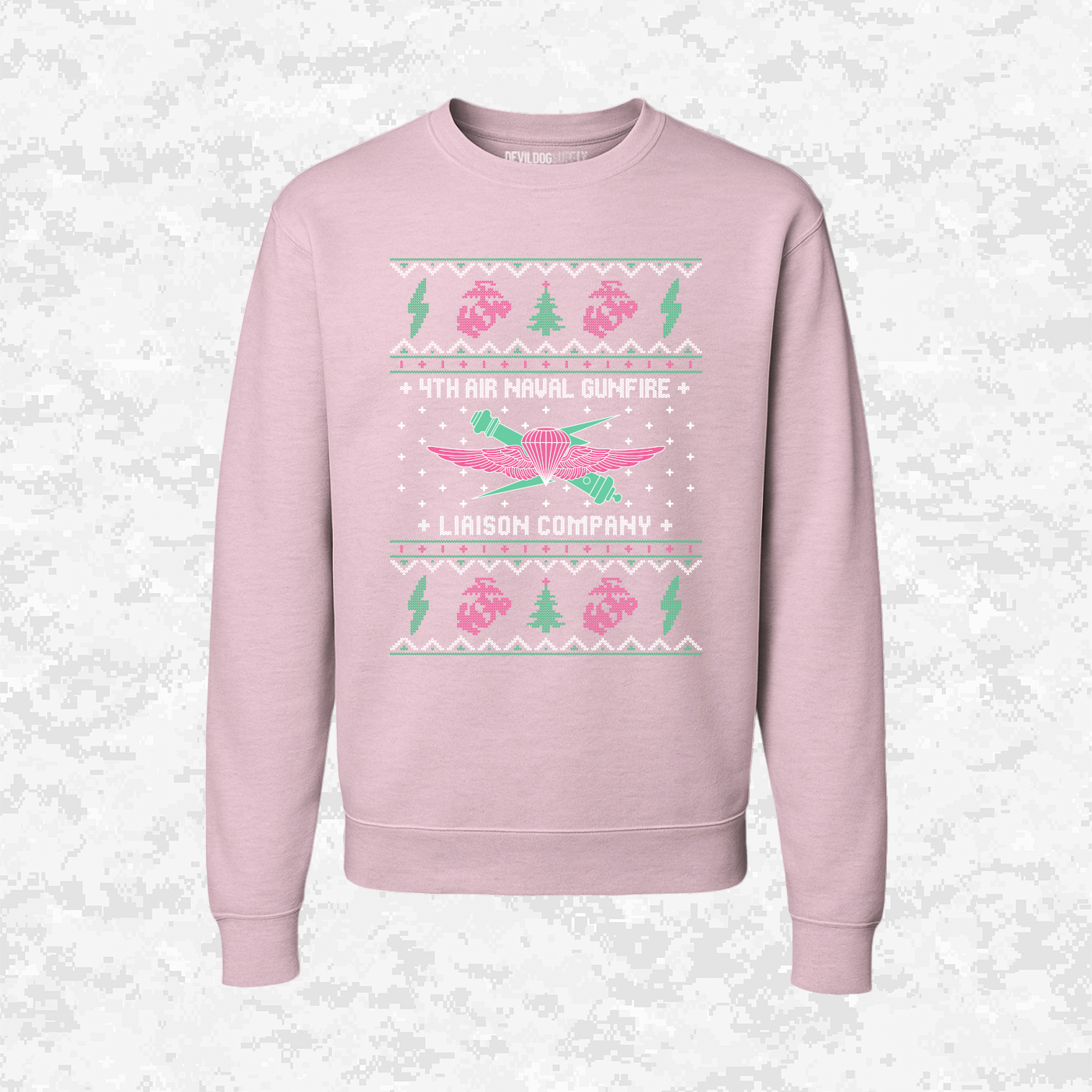 4th ANGLICO | 4th Air Naval Gunfire Liaison Company | Ugly Christmas Sweaters