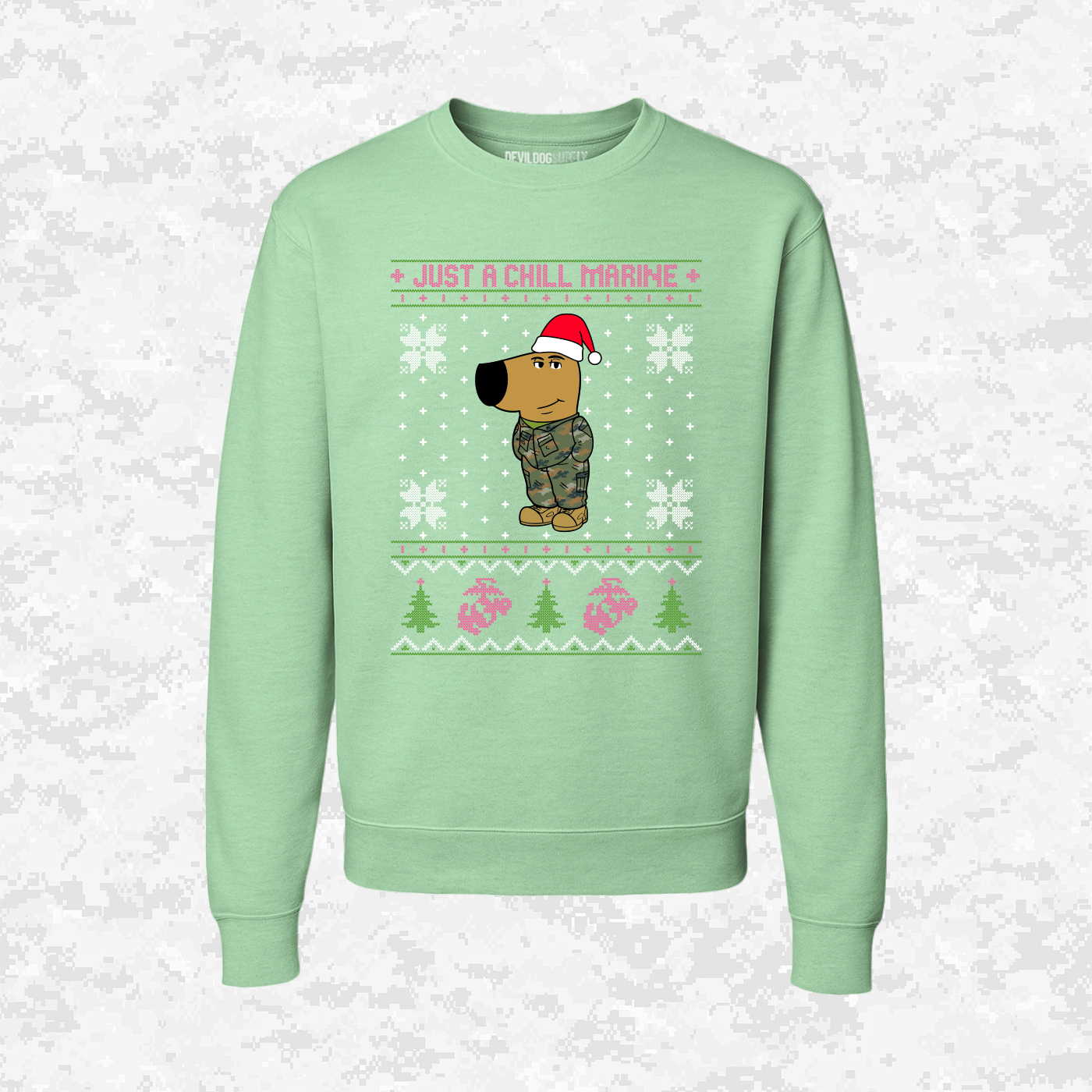Just a Chill Marine | Ugly Christmas Sweaters