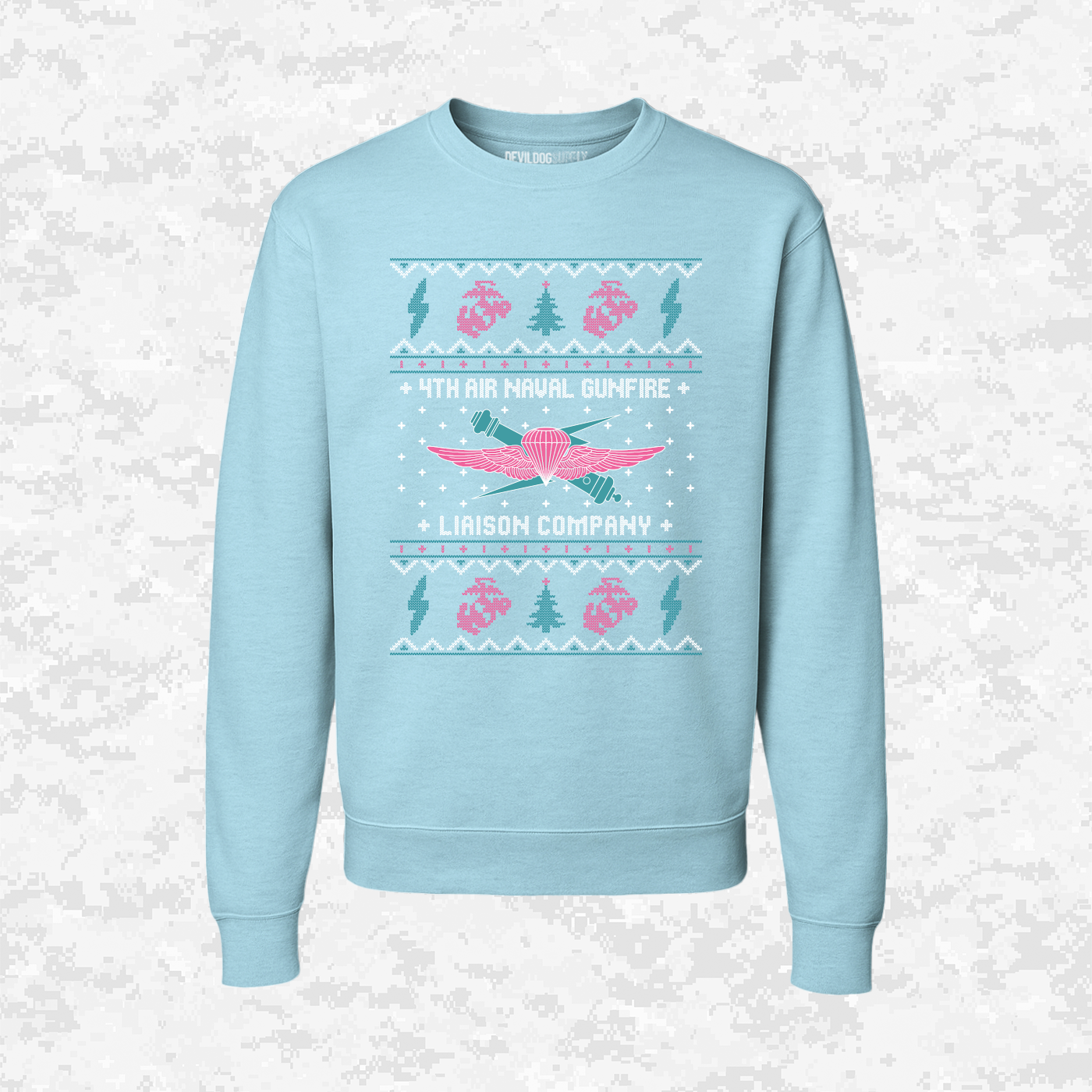 4th ANGLICO | 4th Air Naval Gunfire Liaison Company | Ugly Christmas Sweaters