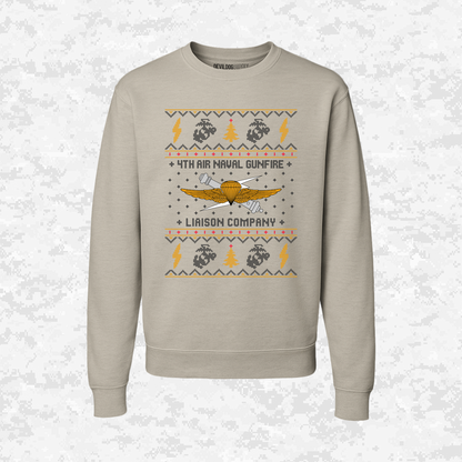 4th ANGLICO | 4th Air Naval Gunfire Liaison Company | Ugly Christmas Sweaters
