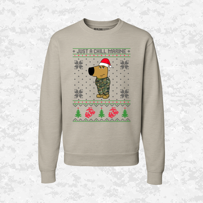 Just a Chill Marine | Ugly Christmas Sweaters