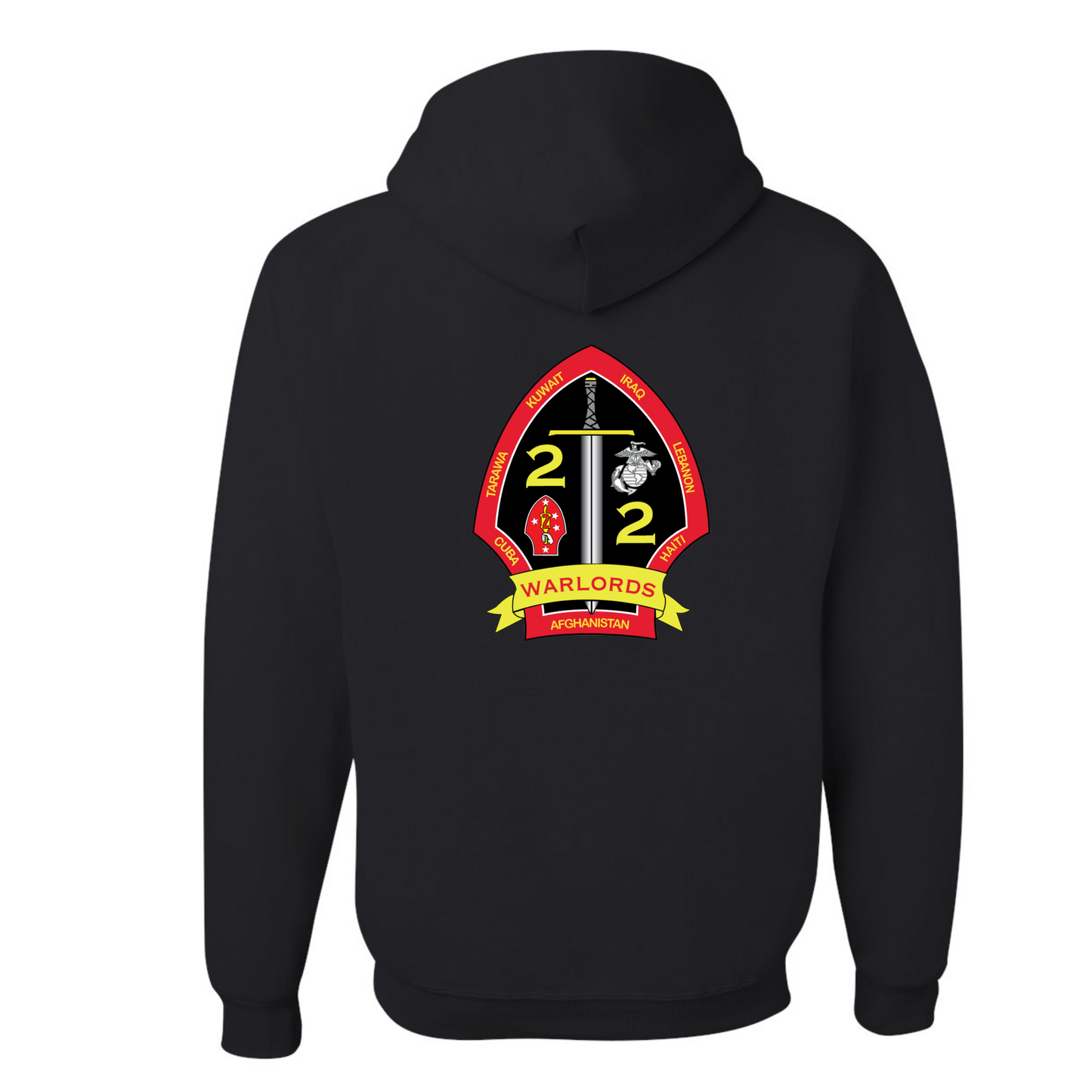 2nd Battalion 2nd Marines #1 Warlords Hoodies