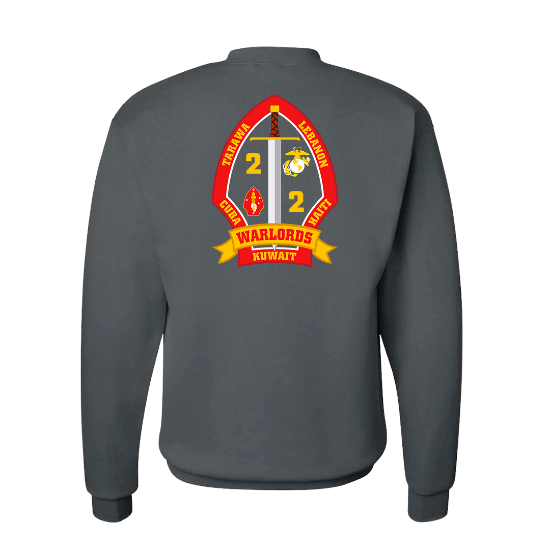 2nd Battalion 2nd Marines Unit "Warlords" Sweatshirt #3