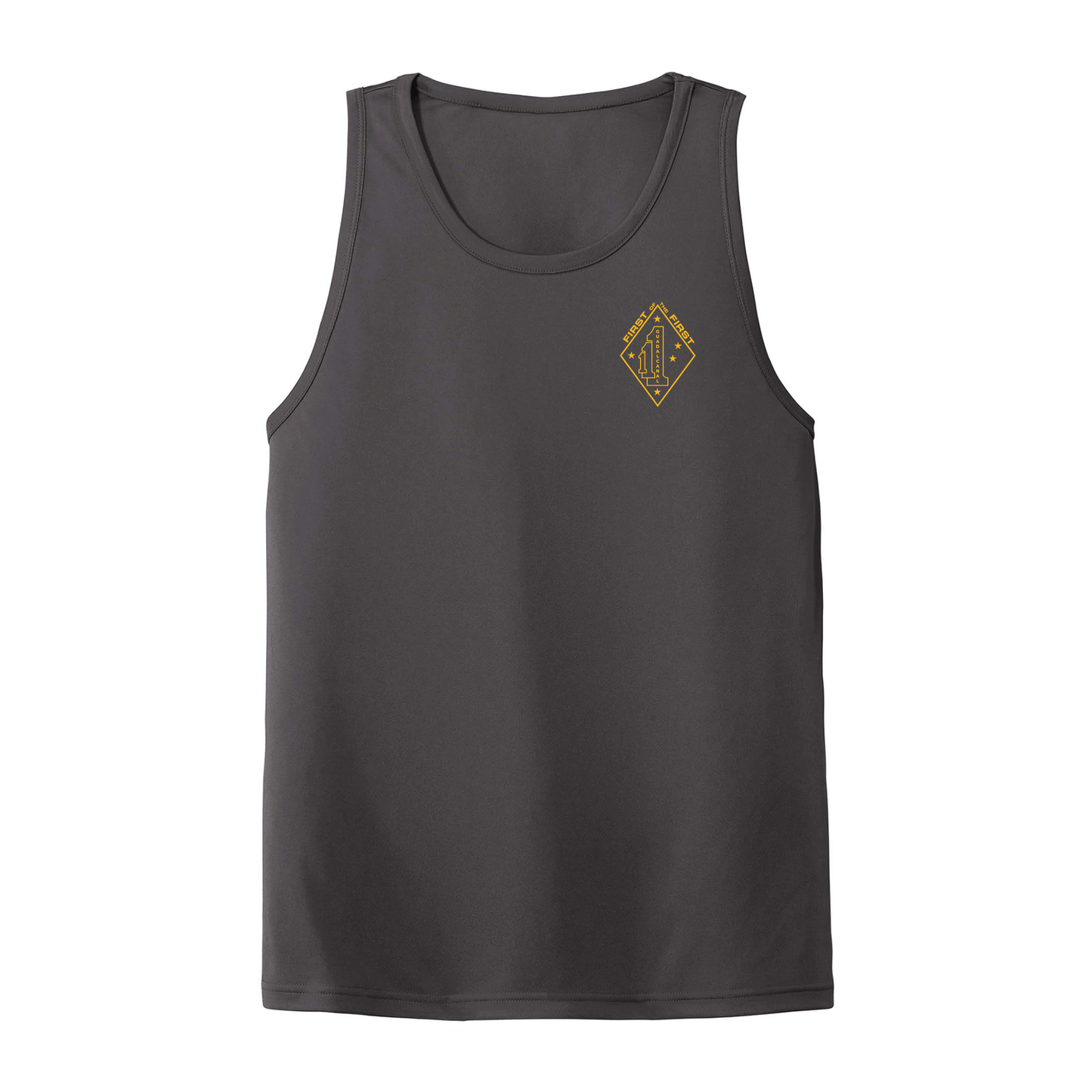 1st Battalion 1st Marines Unit "First of the First" DRIFIT Sleeveless, Tank, Sleeveless Hoodie