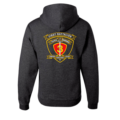 1st Battalion 3rd Marines Unit "Lava Dogs" Hoodie