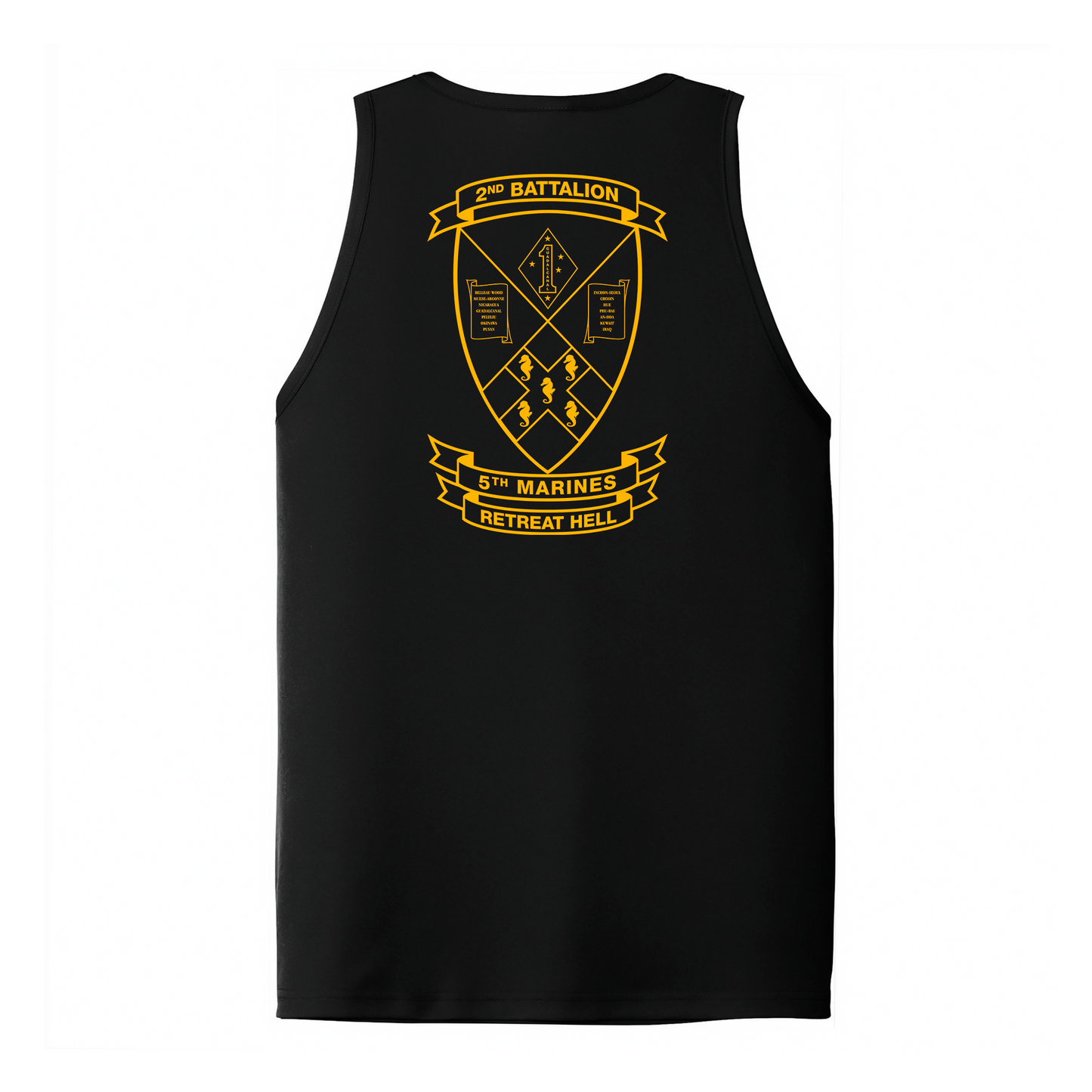 2nd Battalion 5th Marines Unit "Marauders" DRIFIT Sleeveless, Tank, Sleeveless Hoodie