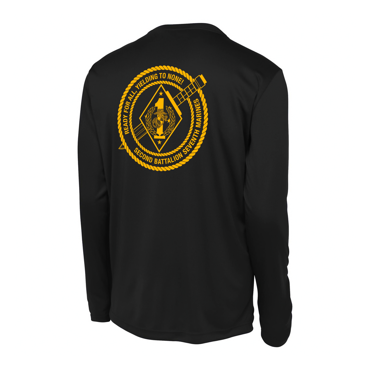 2nd Battalion 7th Marines Unit "War Dogs" DRIFIT Long sleeve, Hoodie