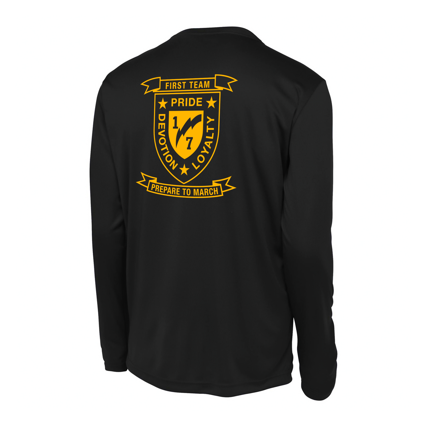 1st Battalion 7th Marines Unit ¨First Team¨ DRIFIT Long sleeve, Hoodie