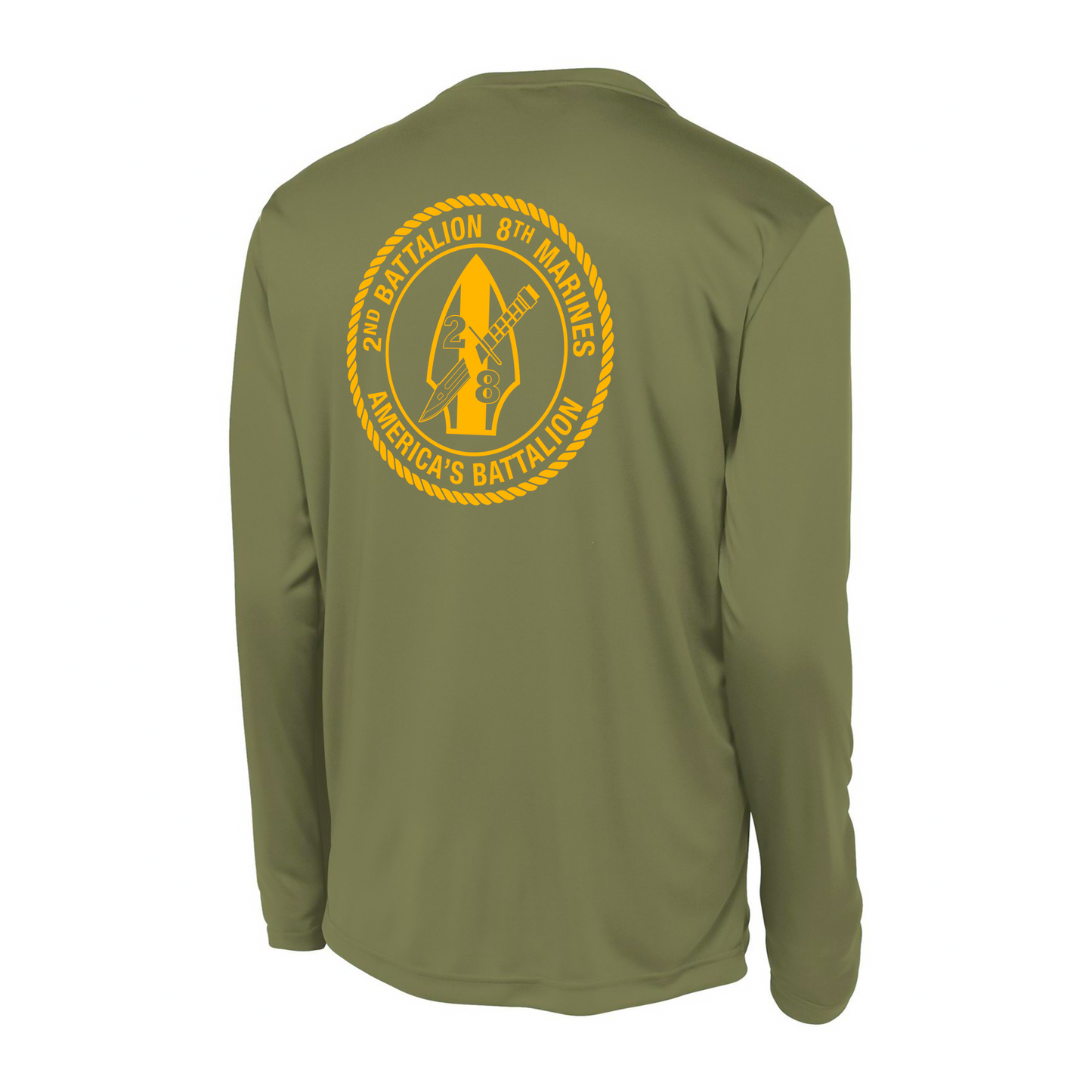 2nd Battalion 8th Marines Unit "America's Battalion" DRIFIT Long sleeve, Hoodie