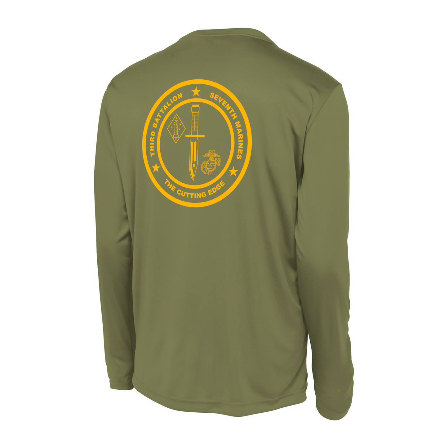 3rd Battalion 7th Marines Unit "The Cutting Edge" #2 DRIFIT Long sleeve, Hoodie