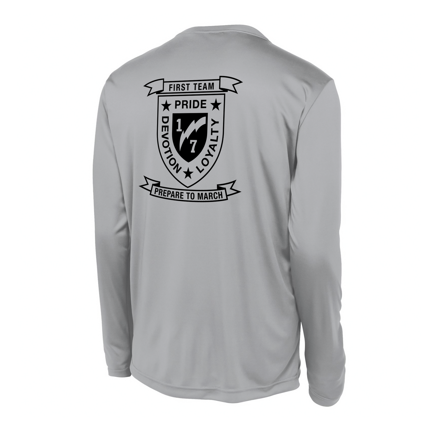 1st Battalion 7th Marines Unit ¨First Team¨ DRIFIT Long sleeve, Hoodie