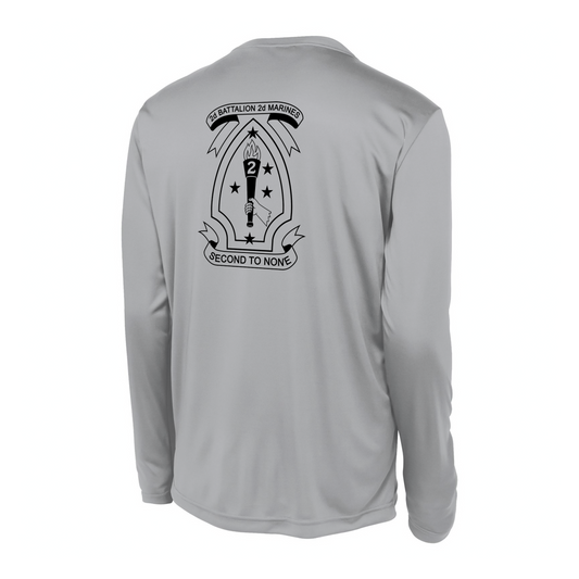 2nd Battalion 2nd Marines Unit "Warlords" #2 DRIFIT Long sleeve, Hoodie