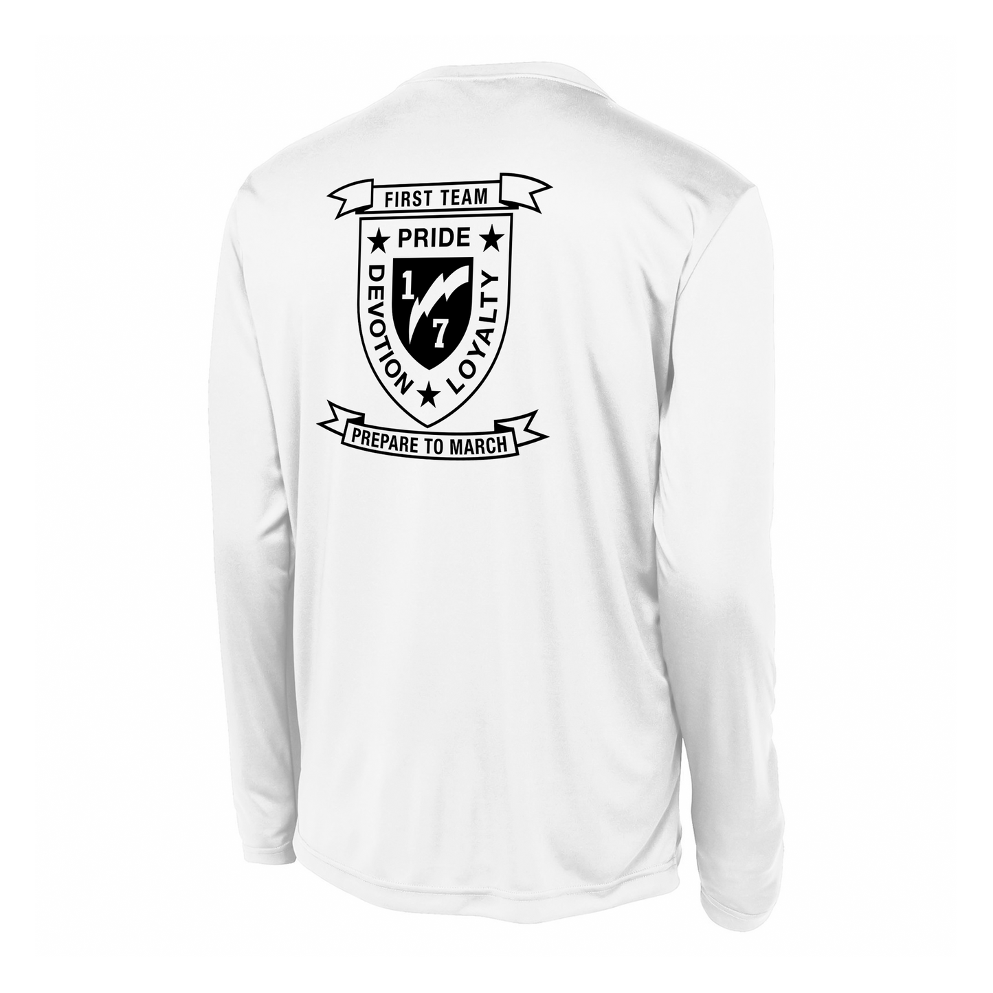 1st Battalion 7th Marines Unit ¨First Team¨ DRIFIT Long sleeve, Hoodie