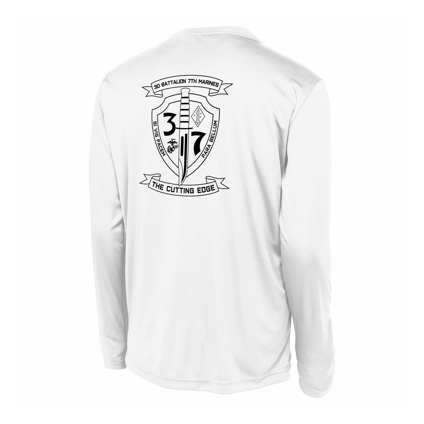 3rd Battalion 7th Marines Unit "The Cutting Edge" DRIFIT Long sleeve, Hoodie