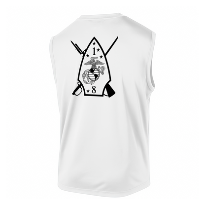 1st Battalion 8th Marines Unit "The Beirut Battalion" DRIFIT Sleeveless, Tank, Sleeveless Hoodie