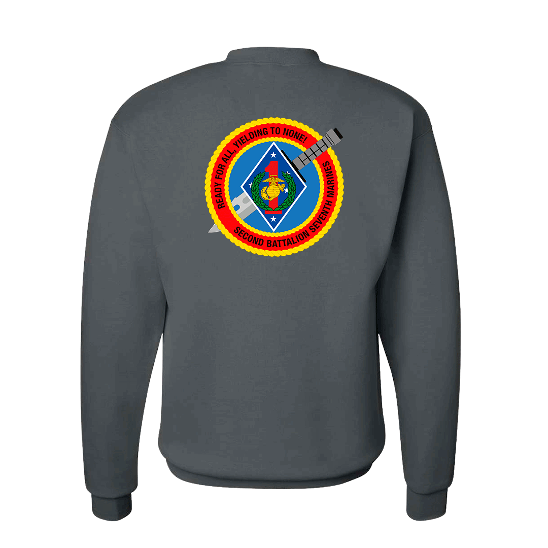 2nd Battalion 7th Marines Unit "War Dogs" Sweatshirt
