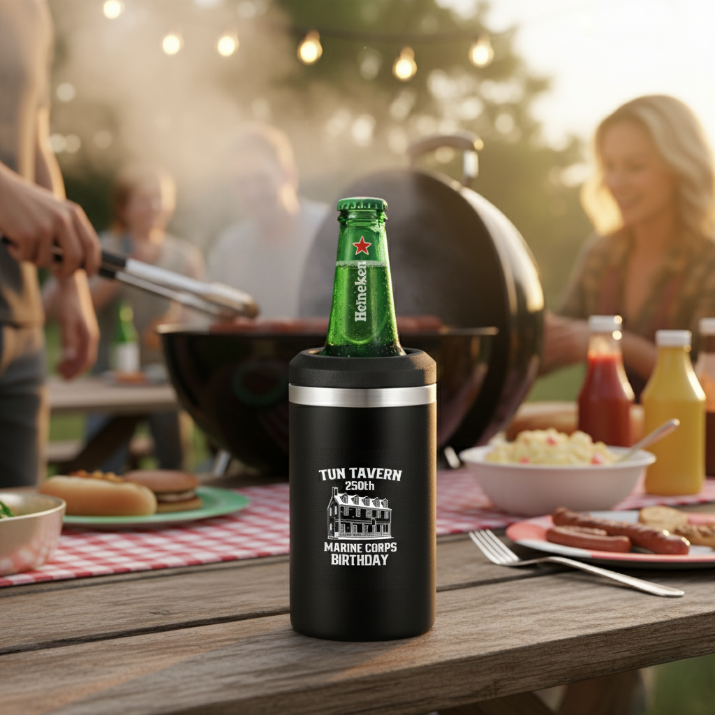 Tun Tavern | Birthplace of the Corps | Can Cooler | 16oz