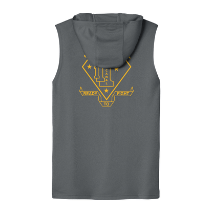 1st Battalion 1st Marines Unit "First of the First" DRIFIT Sleeveless, Tank, Sleeveless Hoodie