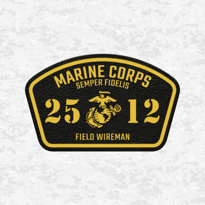 MOS 2512 Field Wireman | Leather Patch | Velcro Backed