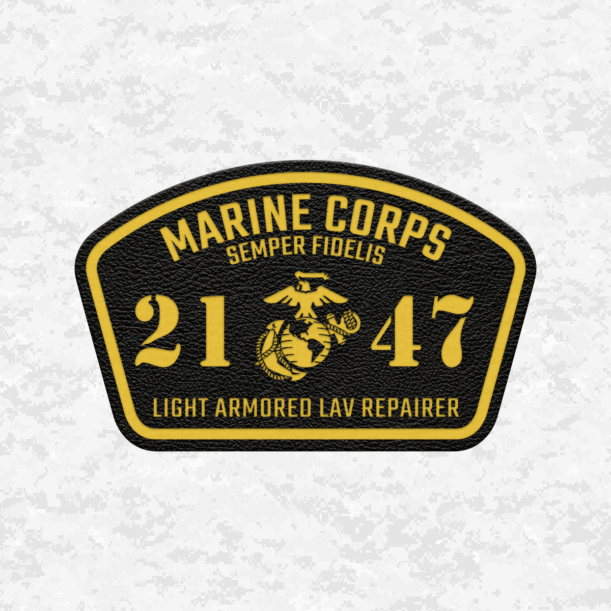 MOS 2147 Light Armored LAV Repairer | Leather Patch | Velcro Backed
