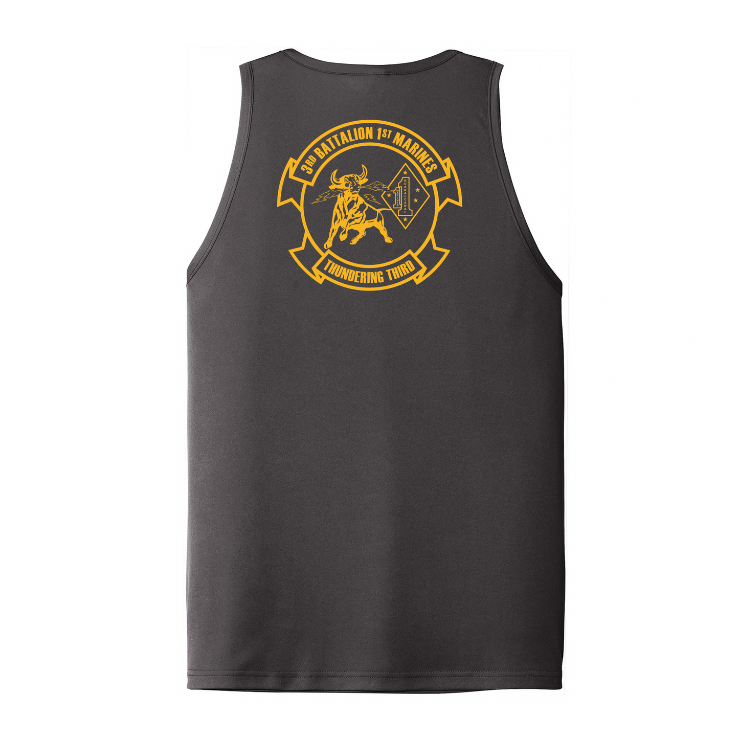 3rd Battalion 1st Marines Unit "Thundering Third" DRIFIT Sleeveless, Tank, Sleeveless Hoodie