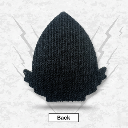 Leather Patch | 1st Battalion 2nd Marines "Typhoon" | Velcro Backed | Brown / Black