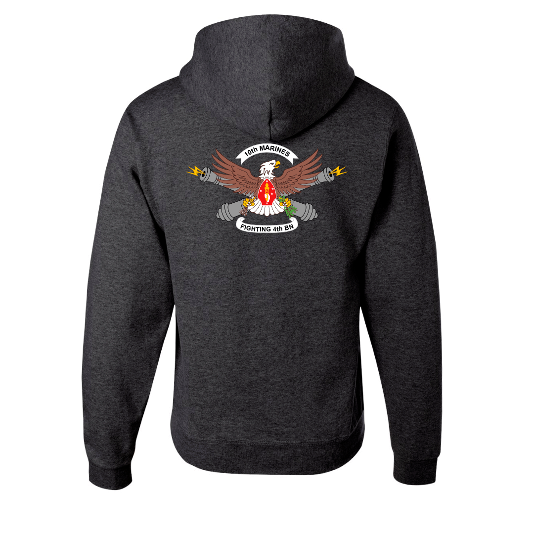 4th Battalion 10th Marines Unit "Fighting 4th" Hoodie