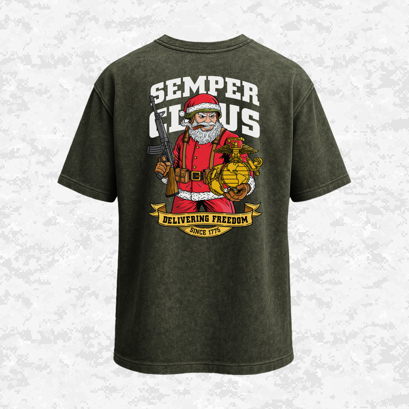 Semper Claus | Delivering Freedom | Oversize T-shirt