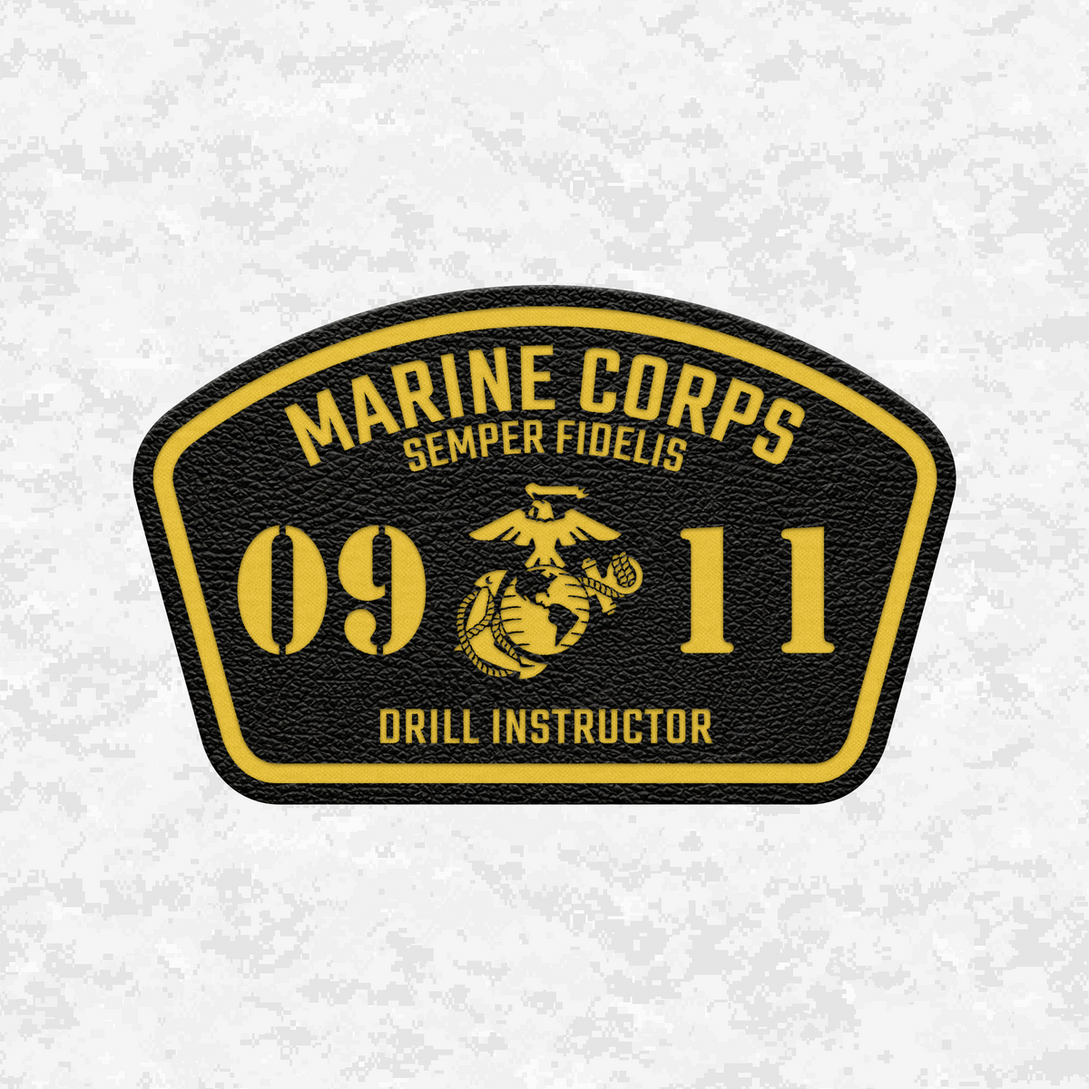 MOS 0911 Drill Instructor | Leather Patch | Velcro Backed