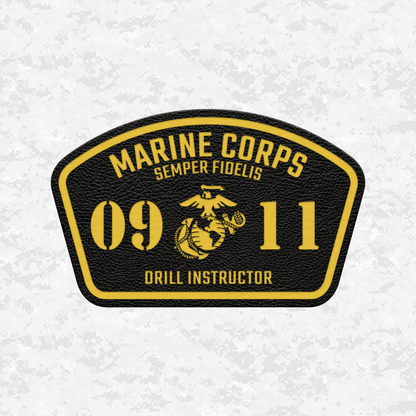 MOS 0911 Drill Instructor | Leather Patch | Velcro Backed