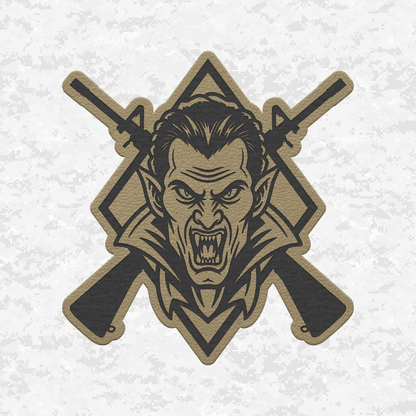 Tactical Vampire Halloween Edition | Leather Patch | Velcro Backed