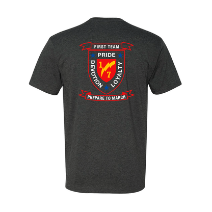 1st Battalion 7th Marines Unit "First Team" Shirt