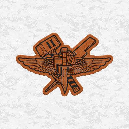 2D ANGLICO Jack | Leather Patch | Velcro Backed