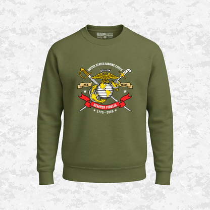 250th USMC | Semper Fidelis | United States Marine Corps | EGA | 250 Years Collection | Sweatshirt