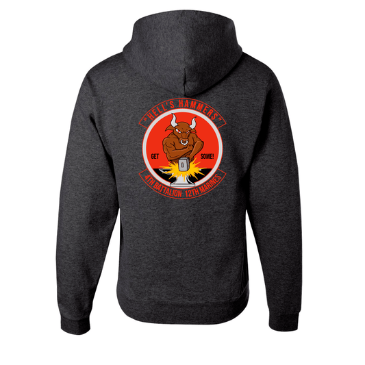 4th Battalion 12th Marines Unit "Hell's Hammers" Hoodie