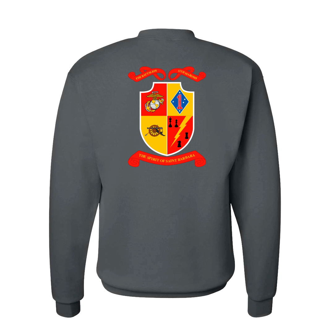 5th Battalion 11th Marines Unit "Steel Rain" Sweatshirt