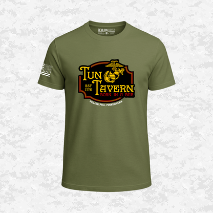 Tun Tavern, Born in a Bar, USMC, T-shirt