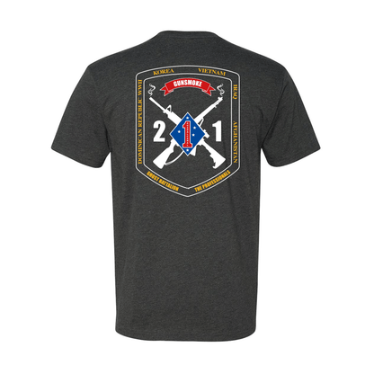 2nd Battalion 1st Marines Unit "Gunsmoke" | T-shirt