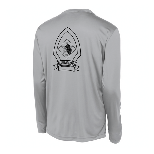 1st Battalion 6th Marines Unit "Deathwalkers" DRIFIT Long sleeve, Hoodie