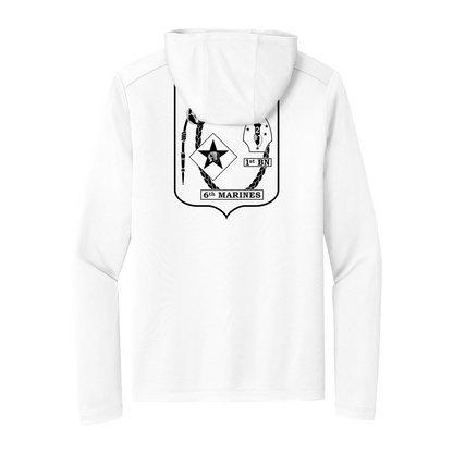 1st Battalion 6th Marines Unit "1/6 Hard" #2 DRIFIT Long sleeve, Hoodie