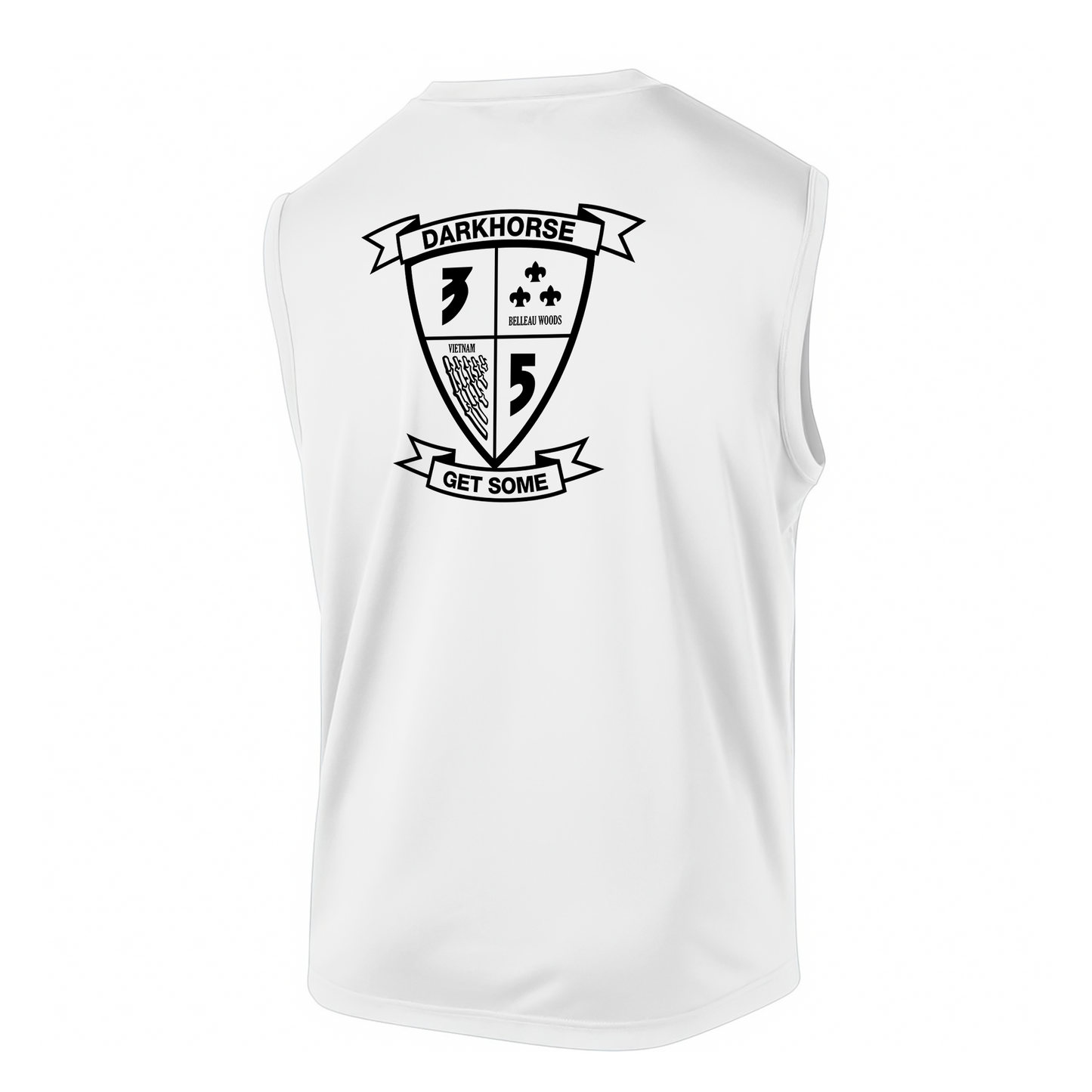 3rd Battalion 5th Marines Unit "Darkhorse" DRIFIT Sleeveless, Tank, Sleeveless Hoodie