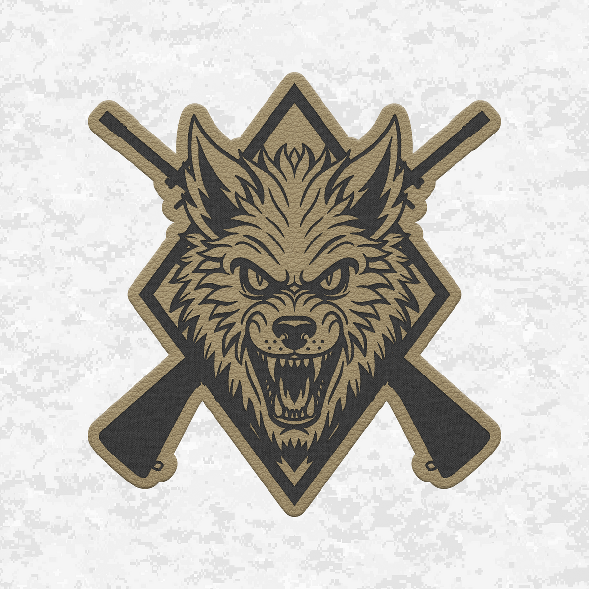 Tactical Werewolf Halloween Edition | Leather Patch | Velcro Backed