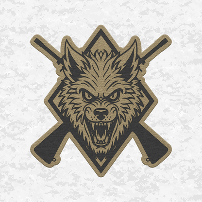 Tactical Werewolf Halloween Edition | Leather Patch | Velcro Backed