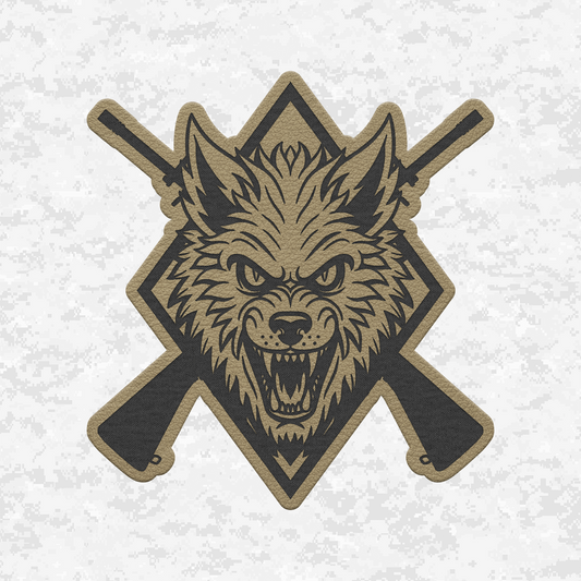 Tactical Werewolf Halloween Edition | Leather Patch | Velcro Backed