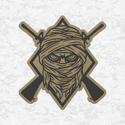 Tactical Mummy Halloween Edition | Leather Patch | Velcro Backed