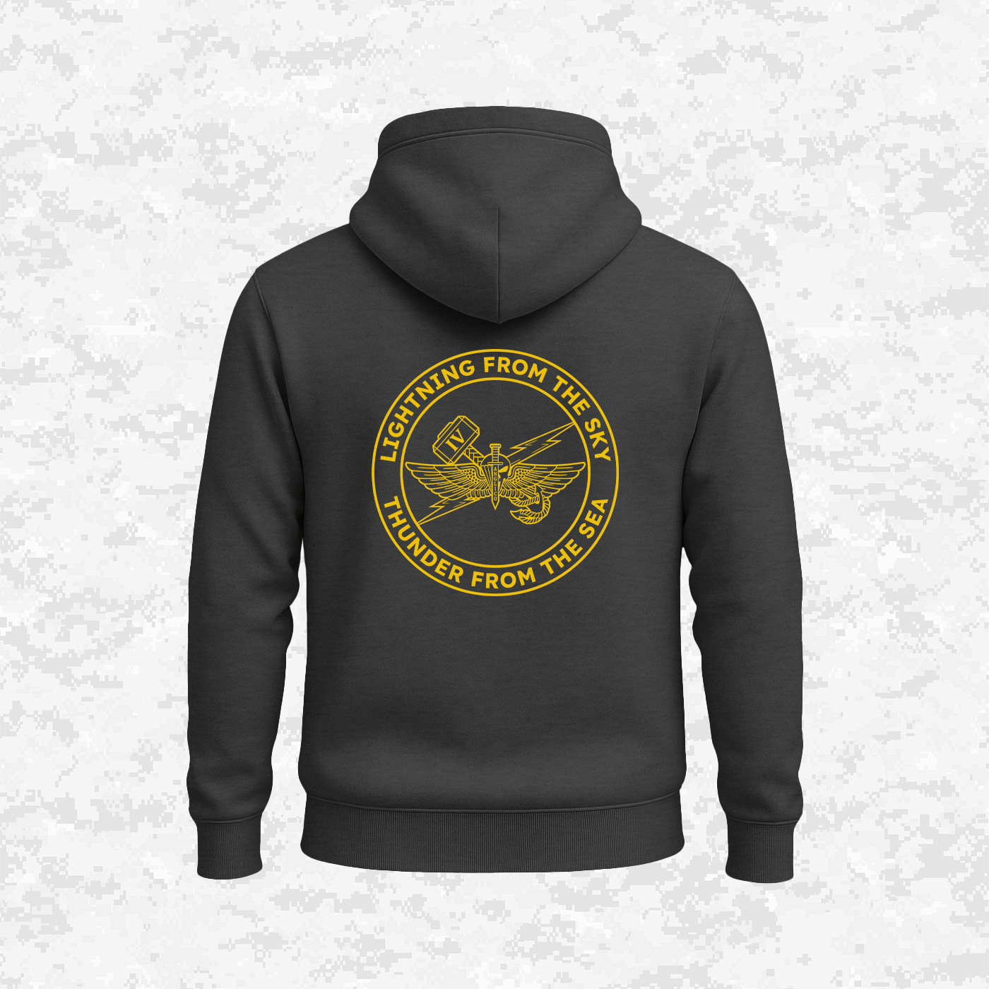 4th ANGLICO | Lightning From The Sky, Thunder From The Sea | Hoodie