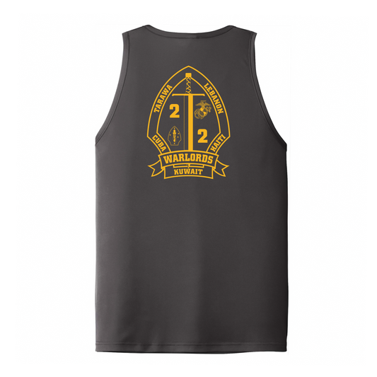 2nd Battalion 2nd Marines Unit "Warlords" #3 DRIFIT Sleeveless, Tank, Sleeveless Hoodie