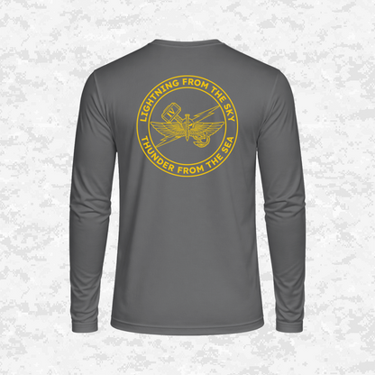 4th ANGLICO | Lightning From The Sky, Thunder From The Sea | DRIFIT Long sleeve, Hoodie